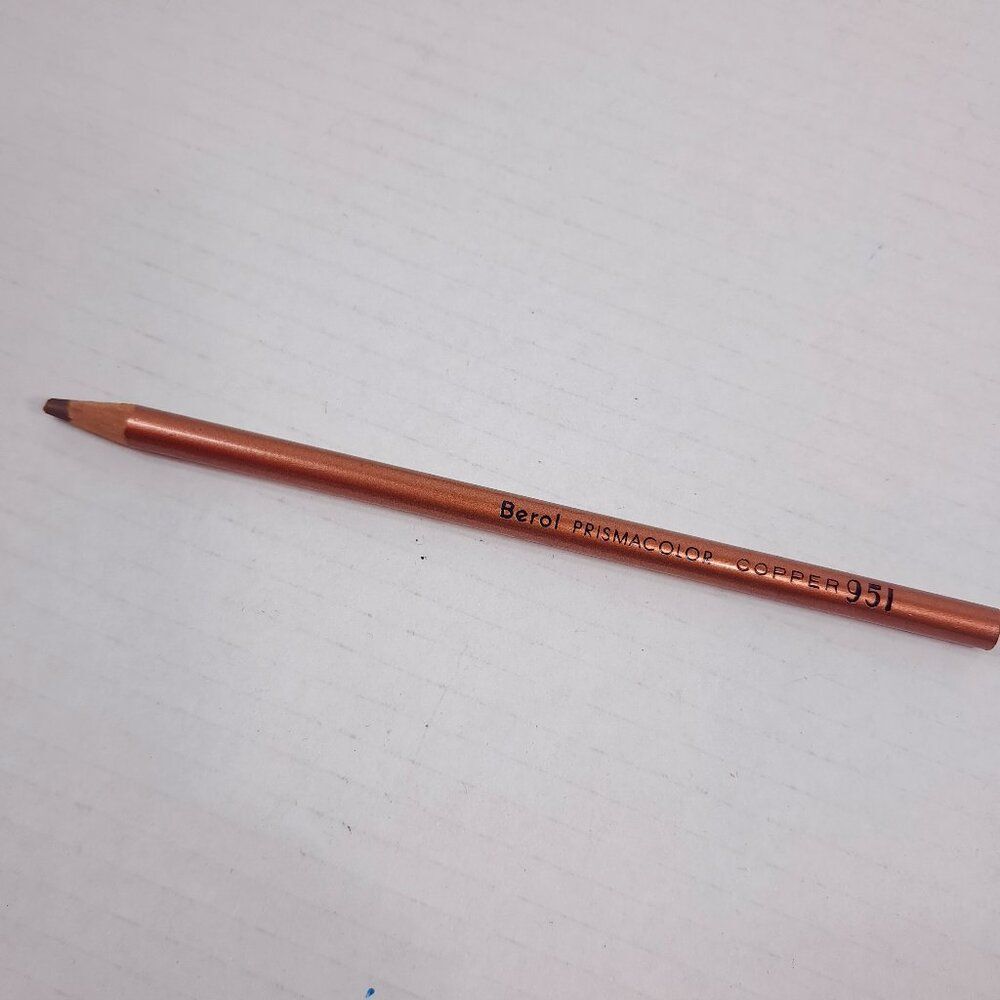 Berol Prismacolor Colored‎ Pencil Copper 951 flexible lead Vintage discontinued